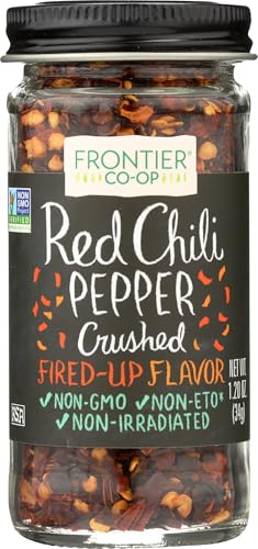 Frontier Co-op Ground Red Cayenne Chili Pepper 15,000 Hu, 1.2 Ounce Bottle, Turn Up The Heat in Your Ethnic Recipes, Kosher
