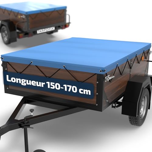 Tarpofix Bâche Remorque Haute 160x115x85cm - PVC Renforcé 550g/m² - Pour Stema 550