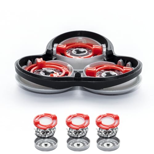 JIANCENGYU - SH90 Tete de Rasoir pour Philips Serie 9000 (Inclut le Support), SH90 Lame Tête de Rasage de Rasoir Compatible avec Philips Series 9000 (9xxx) 8000(8xxx)