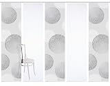 HOME in green Schiebegardine GINNO Bambusoptik, Rec. Polyester, 245x60 cm, grau...