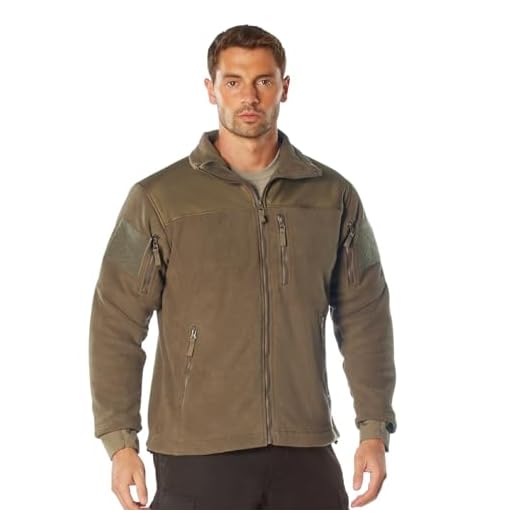 Rothco Spec Ops Tactical Fleece Jacket, Coyote, Large