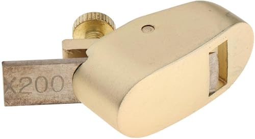 Miniatura 5 de Mini avión de carpintería, mini cepilladora manual, cepilladora de madera para carpintería, recorte, alisado de superficies, dorado, S