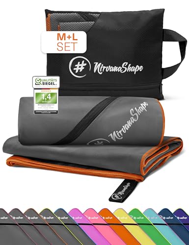NirvanaShape Mikrofaser Handtuch, Microfaser Handtücher leicht,...