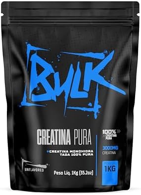 Creatina Monohidratada 100% Pura 1KG Bulk Nutrition