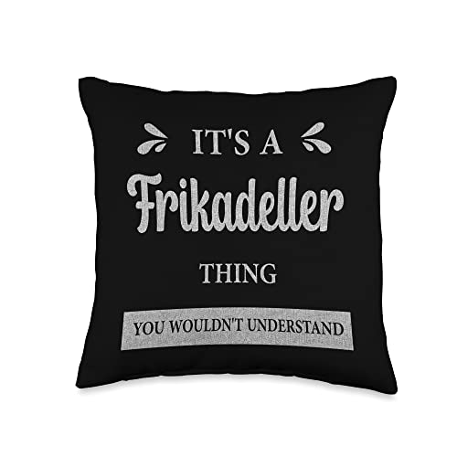 Frikadeller Denmark Danish Favorite Food Favorite Dish Throw Pillow