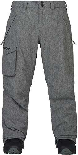 Burton Mens Covert Insulated Pant, Bog Heather, Medium
