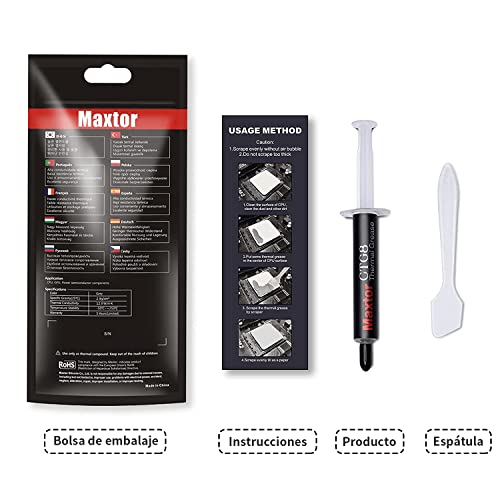 El mejor review de Pasta conductiva térmica estaño-plata los más recomendados. 27 Imagen adicional