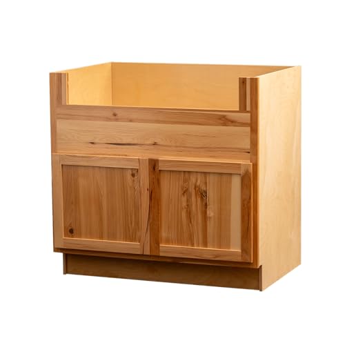 Backwoods Cabinetry Base Kitchen Cabinets |Shaker Style, Soft-Close Hardware, Partial Overlay Doors, Ready to Assemble (RTA)