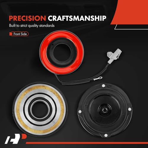 A-Premium Air Conditioner AC Compressor Clutch Kit Compatible with BMW 335i, 335i GT xDrive, X5, 535d, 535d xDrive, 535i, 535i GT xDrive, X3, 435i, 435i xDrive Gran Coupe, 740i, 740Li xDrive, X6, 640i by A-premium - Used condition - Image 4