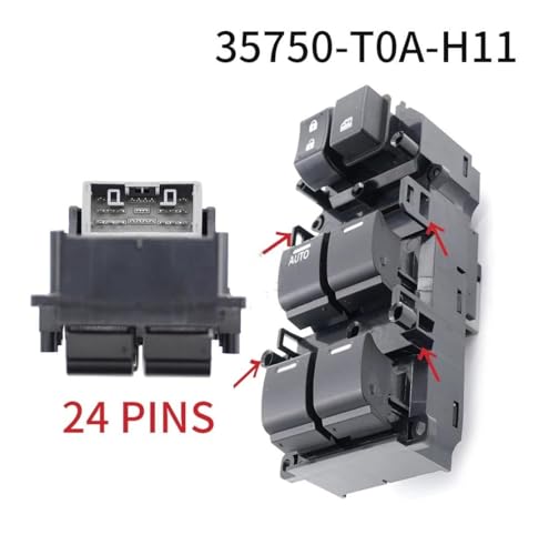 Interruptor de elevalunas para CRV 2014-2017 | Botón maestro de control eléctrico de ventana 2