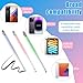 Bopomofo 3PCS Stylus Pen for Touchscreen,Stylus Pen for iPhone/iPad/Tablet Android/Microsoft/Surface,Compatible with Touch Screens(Purple/Pink/Green)