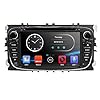 Double Din 17.8cm Lecteur DVD de Voiture GPS Navi Autoradio Bluetooth caméra pour Ford Mondeo Focus S-Max
