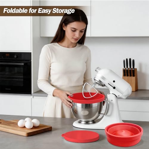 Tazón de acero inoxidable 5 QT con liners de silicona miniatura 4