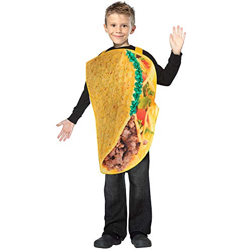Disfraz de taco ligero para niños 6-12 años