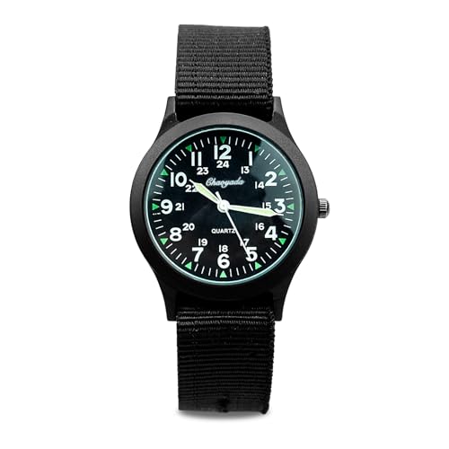 Mens Watch, Military Watches for Men, Analogue Quartz Wrist Watches for Men, Black Fashion Luxury Watches Army Tactical Sports Outdoor Gents Wristwatch Waterproof with Nylon Strap Minimalist Watches Mens Watch, Military Watches for Men, Analogue Quartz Wrist Watches for Men, Black Fashion Luxury Watches Army Tactical Sports Outdoor Gents Wristwatch Waterproof with Nylon Strap Minimalist Watches