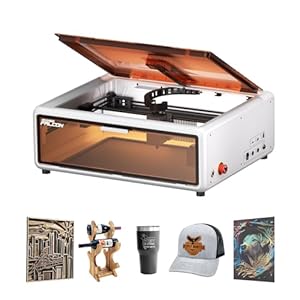 CREALITY FALCON A1 10W Laser Engraver, 80W Enclosed Laser Cutter and Engraver Machine with Air Assist, Smart Camera Positioning, 600mm/s Speed, Smart Material Recognition, Ideal for Wood & Metal