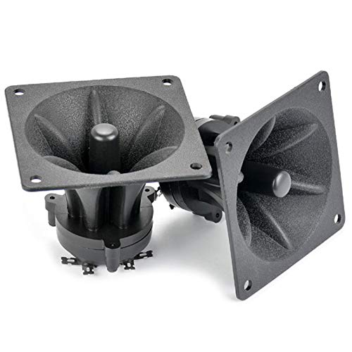 RETYLY 2Pcs Tweeters Tweeter Piezoeléctrico Altoparlante Zumbador de Cerámica Agudos Altavoz de Audio Cuadrado