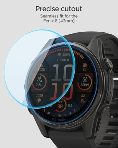 Image of Spigen GlasTR EZ FIT Screen Protector for Garmin fēnix8 (43mm)