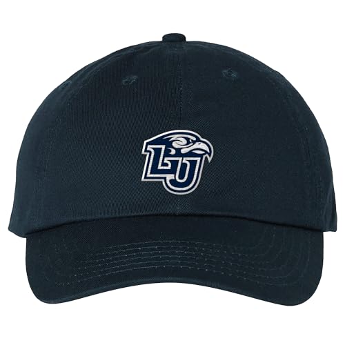 HT508 - Liberty Flames Primary Logo Dad Hat - One Size - Navy