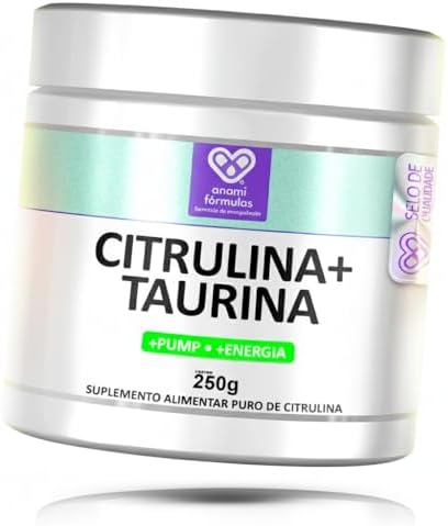 Citrulina + Taurina - Blend Pré 100% Puro - 250g