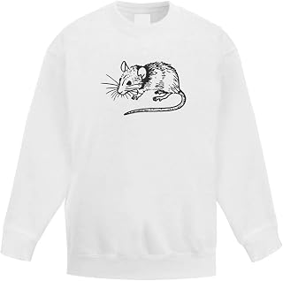 Azeeda 'Cute Mouse' Kid's Sweatshirt/Jumper (12-13 Years) (KW00032387)
