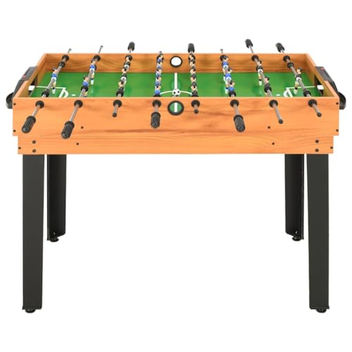 vidaXL Multigame Spieletisch 15-in-1 Tischfußball Kicker Billard Hockey Spieltisch Tischtennis Multifunktion Spiele 121x61x82cm Ahorn – Bild 4