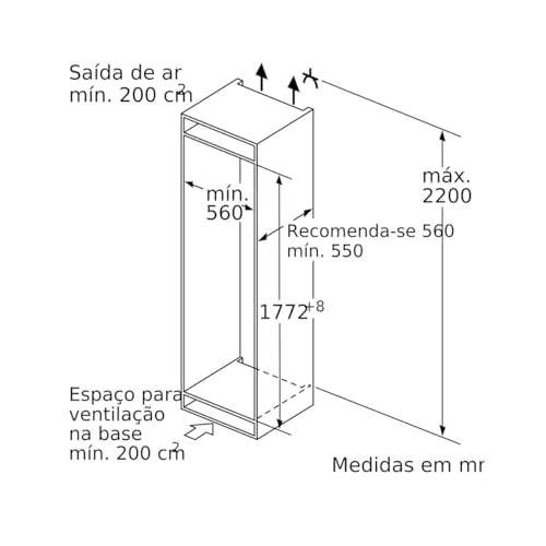 BOSCH Congelatore verticale GIN81VEE0, classe E - 4