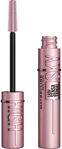 Maybelline Sky High Washable Mascara Makeup, Volumizing, Lengthening, Defining, Curling, Multiplying, Buildable Formula, Blackest Black, 1 Count