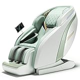 lcc Masaje DE Lujo ELÉCTRICO Completo DE Masaje DE Lujo Gravity 4D Silla Silla DE Sofa Cuerpo Completo S Silla Masaje MANTICAMENTE Multifuncional con FUNCIÓN DE Ion Negativa,Verde