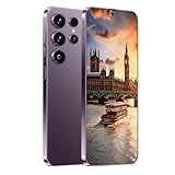 Livinyteb Unlocked Phone A23 Ultra Android Smartphone 8-core 8GB+128GB Cell Phone 7-inch HD Screen Unlocked Phone 50MP+24MP Camera 6800 mAh Battery 4G Dual SIM (Titanium Purple)