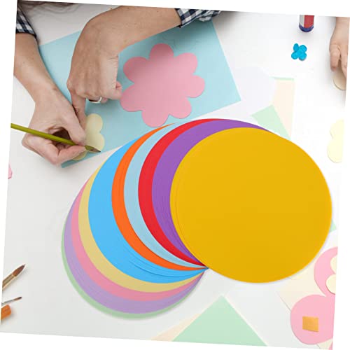 100 Folhas Papel Colorido Redondo Papel De Presente Papel De Embalagem Origami Colorido Papel De Pin