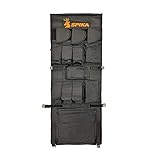 SPIKA Gun Safe Door Organizer,[16W*46H Inch] Panel with Pistol Holster,Ammo Holder,Multi Pockets and Mag Pouches Adjustable Width Up to 19' Height Up to 51'