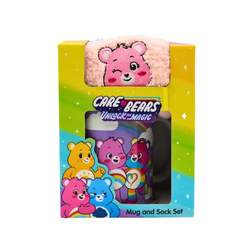 Image of Care Bears Ceramic Mug and Fluffy Socks Gift Set