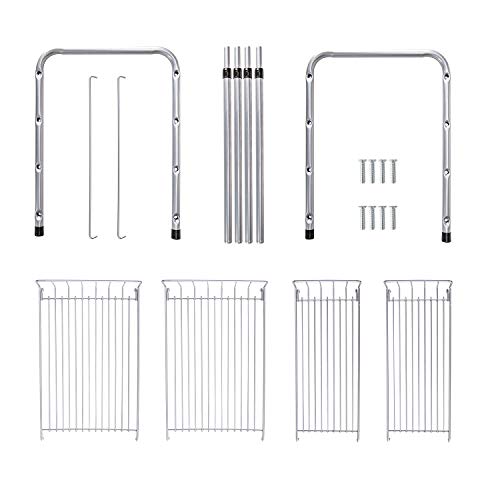 Flagship 2 Tier Under Sink Organizers And Storage Rack Expandable Cabinet Shelf Rack For Kitchen Bathroom Silver (16-25 Inches) #TOP4