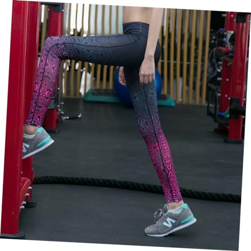 KESYOO 2 Peças Calças De Ioga Femininas Calças De Ioga Femininas Estampadas Leggings De Ioga Justas