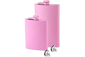 2-Pack Pink Flasks: Your Perfect Duo for Spirits