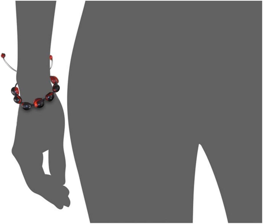 EVELYN BROOKS Adjustable Macrame Ethnic Unisex Good Luck Bracelet w/Meaningful Good Luck Huayruro Seed Beads - Great gifts for HIM & for HER