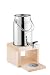 Produktbild APS 10838 Milchdispenser -BRIDGE-, 39 x 22 cm, H: 45 cm, 5 Liter, 18/8 Edelstahl, Ahorn, massiv