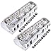 2x Cylinder Head Replacement for Ford Small Block 289 302 351W 5.0L V8 Aluminum SBF 185cc Intake Runner / 61cc Chamber Volume Mustrod