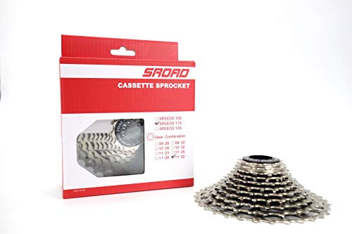 JGbike ~180g Lightweight 11 Speed Single Piece Cassette for Road Gravel cyclecross Bike, for Shimano Dura Ace Ultegra or SRAM Red Force for Triathlon - The Best Value Cassette Available