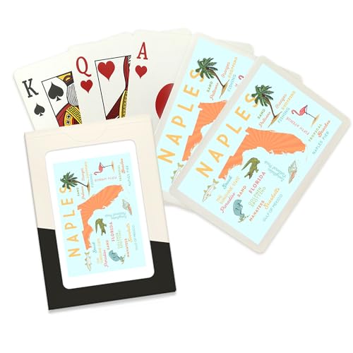 Baraja de 52 cartas para póker con diseño de Naples Florida