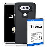 Battery for LG V20, 6800mAh Extended Replacement Batteries BL-44E1F with TPU Battery Case for V20...