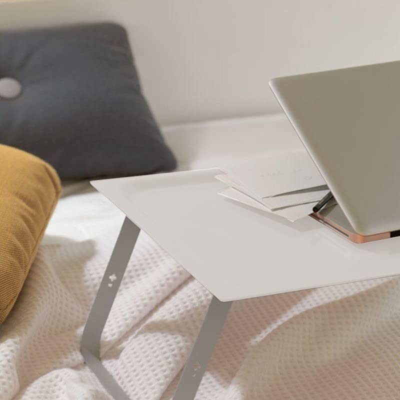 DON HIERRO - Plateau de lit, plateau pliable HOLA-Blanc