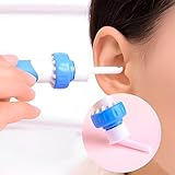 Oroclear ohrenschmalz-sauger Original, Podomax Oroclear Ohrenschmalz-Reiniger, Entferner Sauger, Sicheres Und Weiches Ear Cleaner, Mit 2 Waschbaren Ersatzköpfen Und Batterie