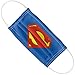 Popfunk Superman New 52 Logo Shield 1-Ply Reusable Face Mask Covering, Unisex