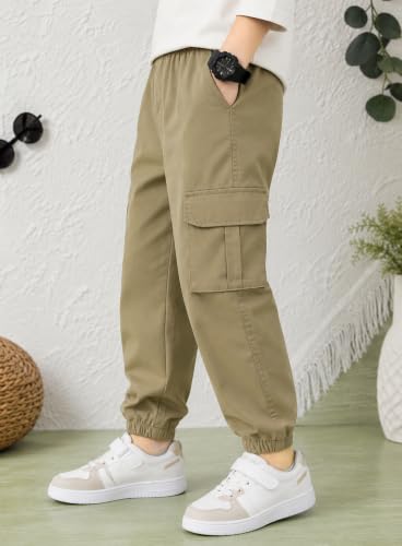 Image of TAGAS Boys Side Pocket Cargo Pant|| CargoPants|| Regular Slim Pant for Kids ||Relaxed Trouser ||Joggers Pant for Men ||Boy Loose Comfortable Cargos|