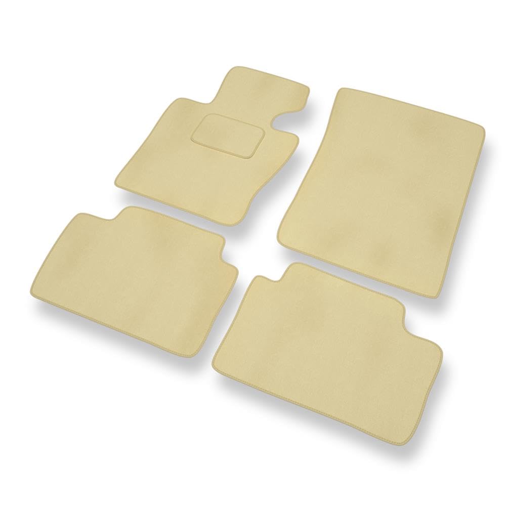 Mossa Alfombrillas adecuadas para BMW X3 I E83 SAV (2000-2010) 4 uds. Beige