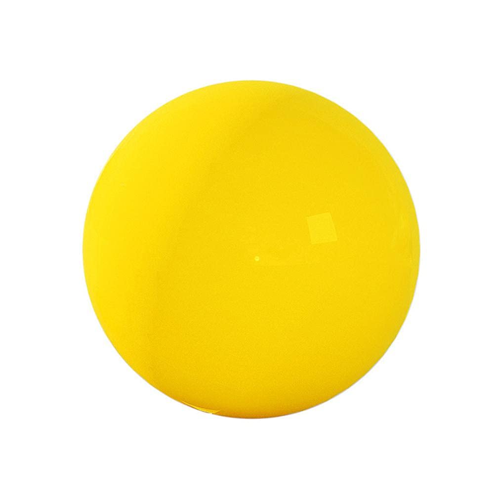 Boule en acier inoxydable 60mm jaune lot de 5 pièces creuses