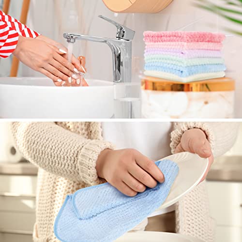 Set Of 24 Hanging Hand Towels Hand Dry Towels For Kitchen Bathroom With Hanging Loop Soft Absorbent Hand Dry Towels Washable Kitchen Towels Face Towels For Bathroom Hanging, 11.8 X 11.8 Inches #TOP4
