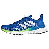 adidas laufbekleidung Regulär geschnitten adidas Herren Solar Boost 19 M Laufschuh, Glory Blue/FTWR White/Signal Green, 40 2/3 EU